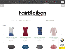 Tablet Screenshot of fairbleiben.com